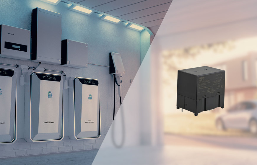 OMRON  introduces a bi-directional DC power relay specifically for next generation of home renewable energy systems